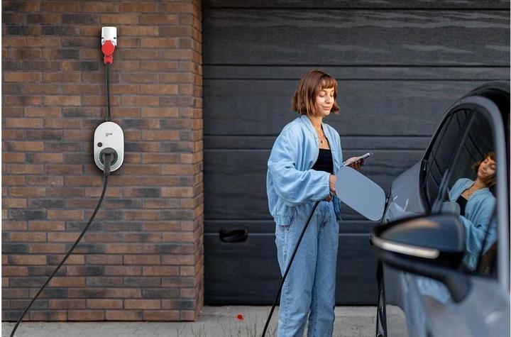 Image du produit Go-E Chargeur Gemini flex 2.0 GSM 22 kW (Type 2, 22 kW, 32 A, Câblé en dur)