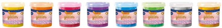 Produktbild Jovi Plakatfarbe Glitter Tempera Set VE=6 Dosen a 55ml + Pinsel (330 ml)