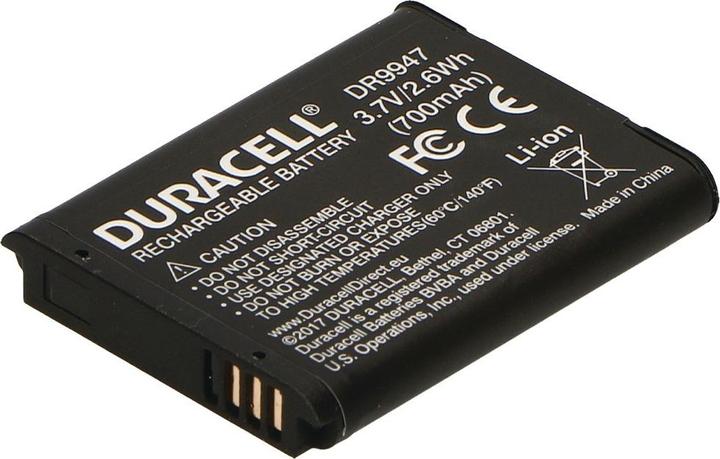 Actual product image Duracell Li-Ion battery 670 mAh for Samsung BP70A (Camera battery)