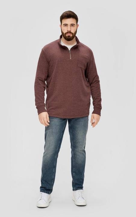 Produktbild s.Oliver Sweatshirt Sweatshirt mit Brusttasche (5XL)