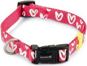 Productafbeelding Beeztees BZ NYL HALSBAND HART ROZE 35-5 (35, 36, 37, 38, 39, 40, 41, 42, 43, 44, 45, 46, 47, 48, 49, 50, Hond, Algemeen)
