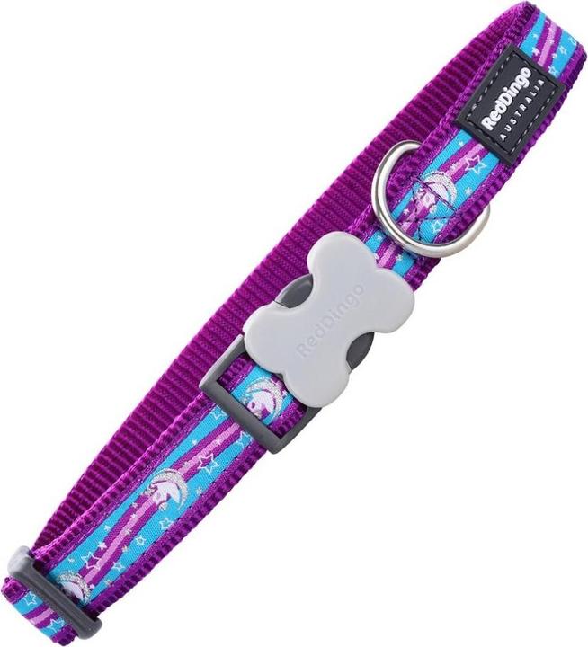 Actual product image Red Dingo Dog Collar Design Purple L (L, Dog, General)