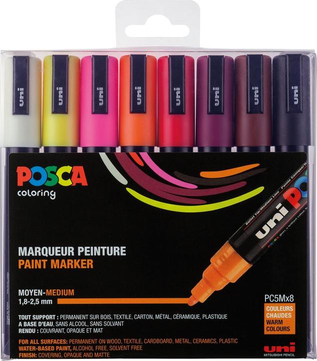 Produktbild Posca Filzstift (8x)