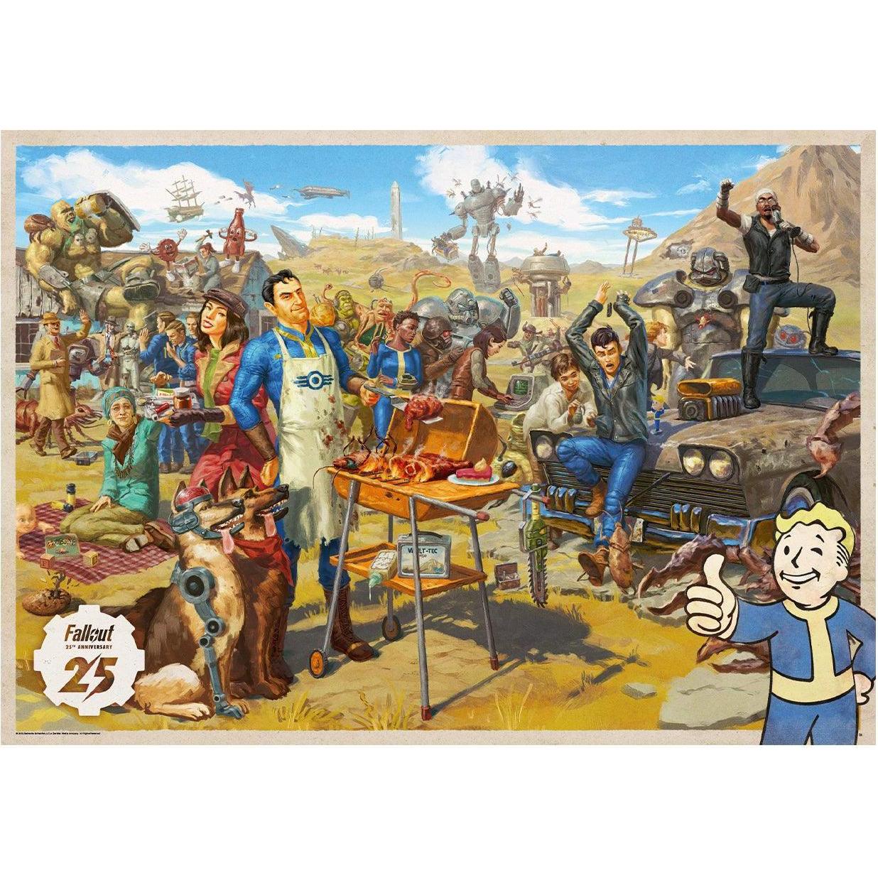 Thumbnail - Good Loot Fallout: 25th Anniversary - Puzzle (1000 Teile)