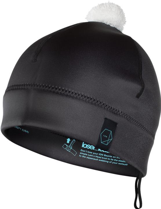 Produktbild ION Water Beanie Neo Bommel unisex - black (S)