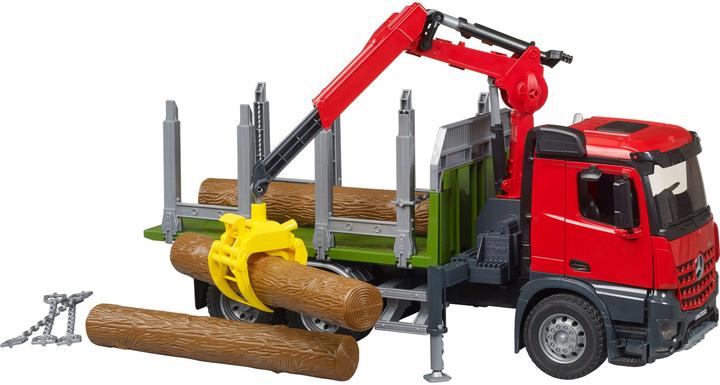 Actual product image Bruder MB Arocs timber transport truck