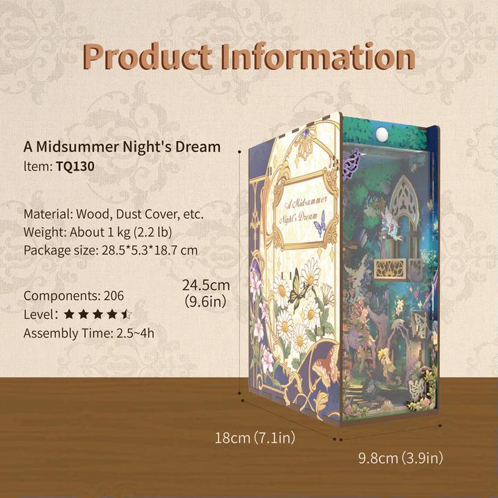 Actual product image Tonecheer A Midsummer Night Dream - Book Nook