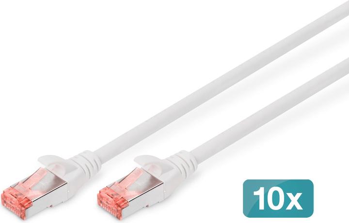 Digitus CAT6 S-FTP Patchk.,2m, Weiss (S/FTP, CAT6, 2 m)