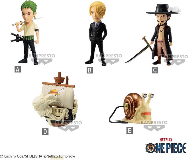 Banpresto ONE PIECE NETFLIX - WCF Vol.2 - Assortiments 12 Figurine 7cm
