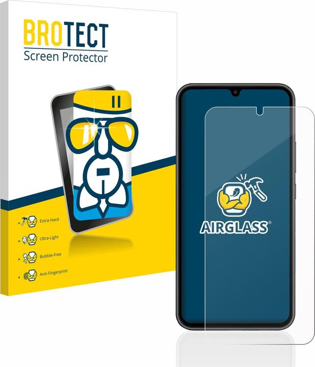 Produktbild BROTECT AirGlass Panzerglasfolie (1 Stk., Samsung Galaxy A34 5G)