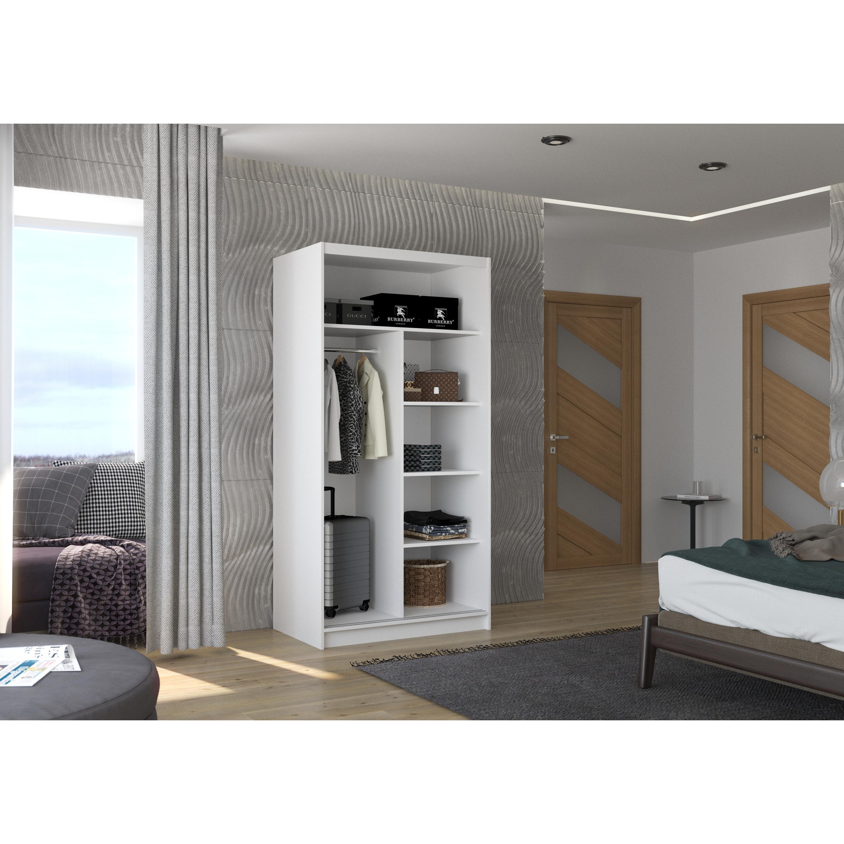 Thumbnail - ADRK Furniture, Kleiderschrank, Verschiebbarer Kleiderschrank ASTEN 100