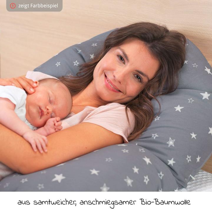 Actual product image Theraline Nursing pillow Replacement cover for nursing pillow The Original BIO jersey