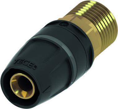 Actual product image TECE TECElogo Push transition nipple, standard brass (Pipe coupling)