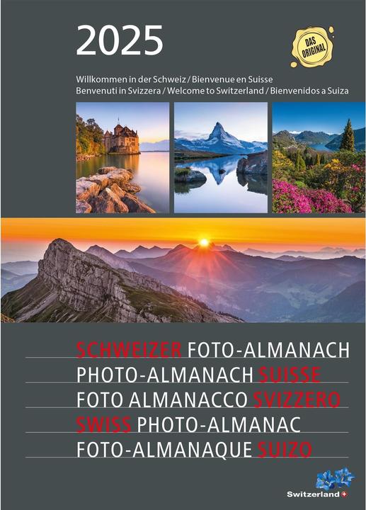 Produktbild Schweizer Foto-Almanach (15 x 21 cm, Harter Einband, Deutsch, Französisch, Spanisch, Italienisch, Englisch)