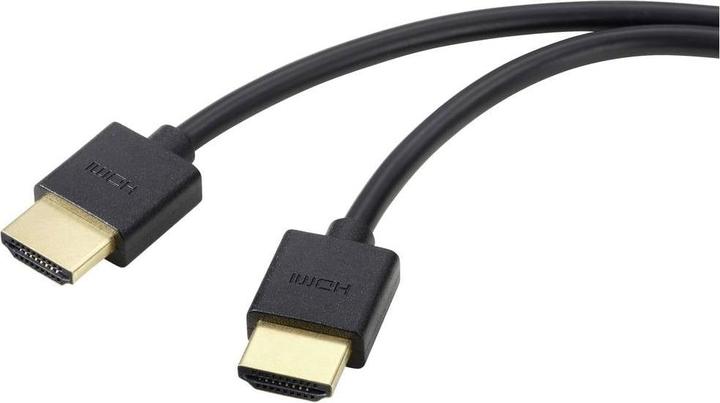 SpeaKa Professional HDMI Anschlusskabel HDMI-A Stecker, HDMI-A Stecker 2.00 m Sc (2 m)