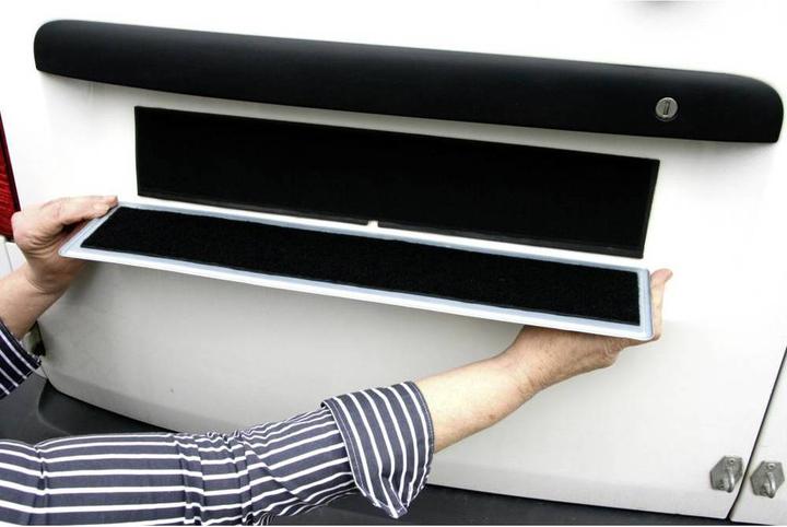 Actual product image IWH Velcro licence plate holder (Front, Long format)
