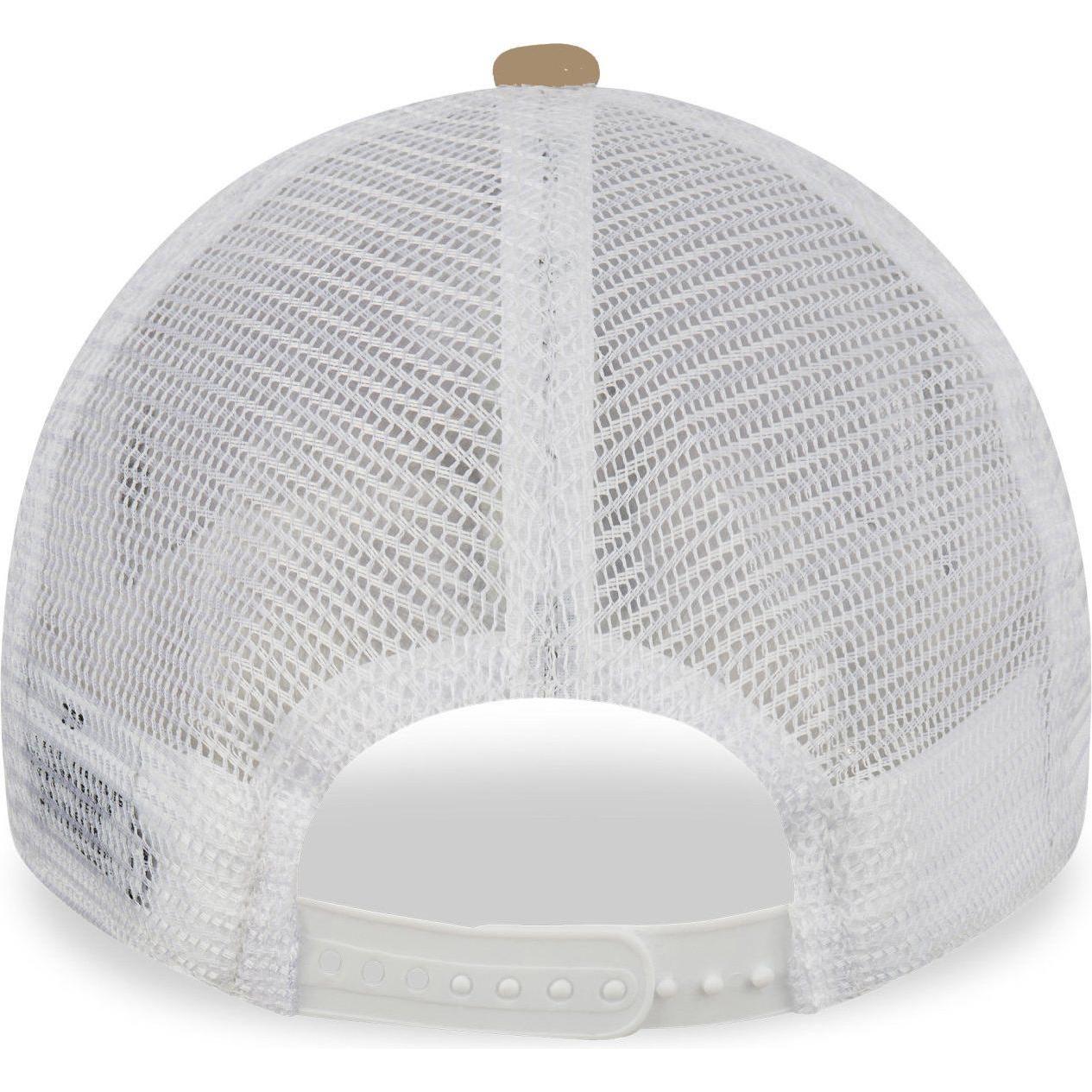 Thumbnail - New Era, Herren, Cap, A-Frame Mesh Trucker Cap - ESSENTIAL khaki, Braun