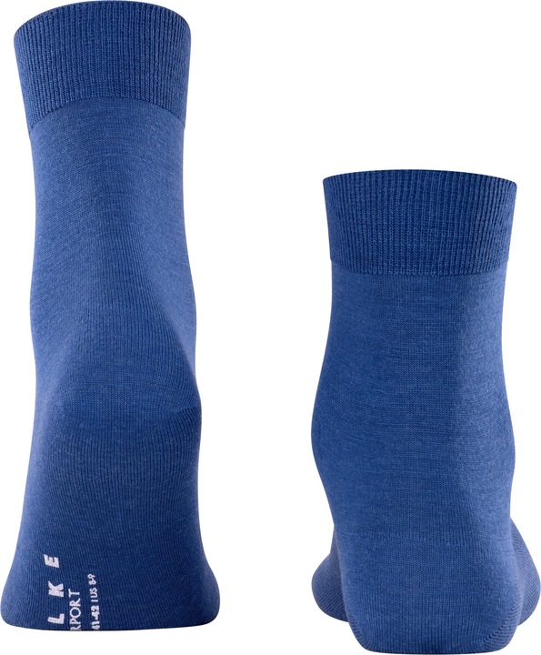 Image du produit Falke Airport (Lot de 3) Chaussettes hommes, couleur 6055 sapphire, taille 41-42 (Une unité par pack, 41 - 42)