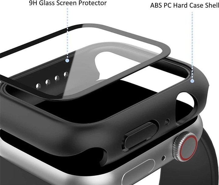 Actual product image Screenguard ClearShield Apple Watch 42mm armoured glass screen protector case