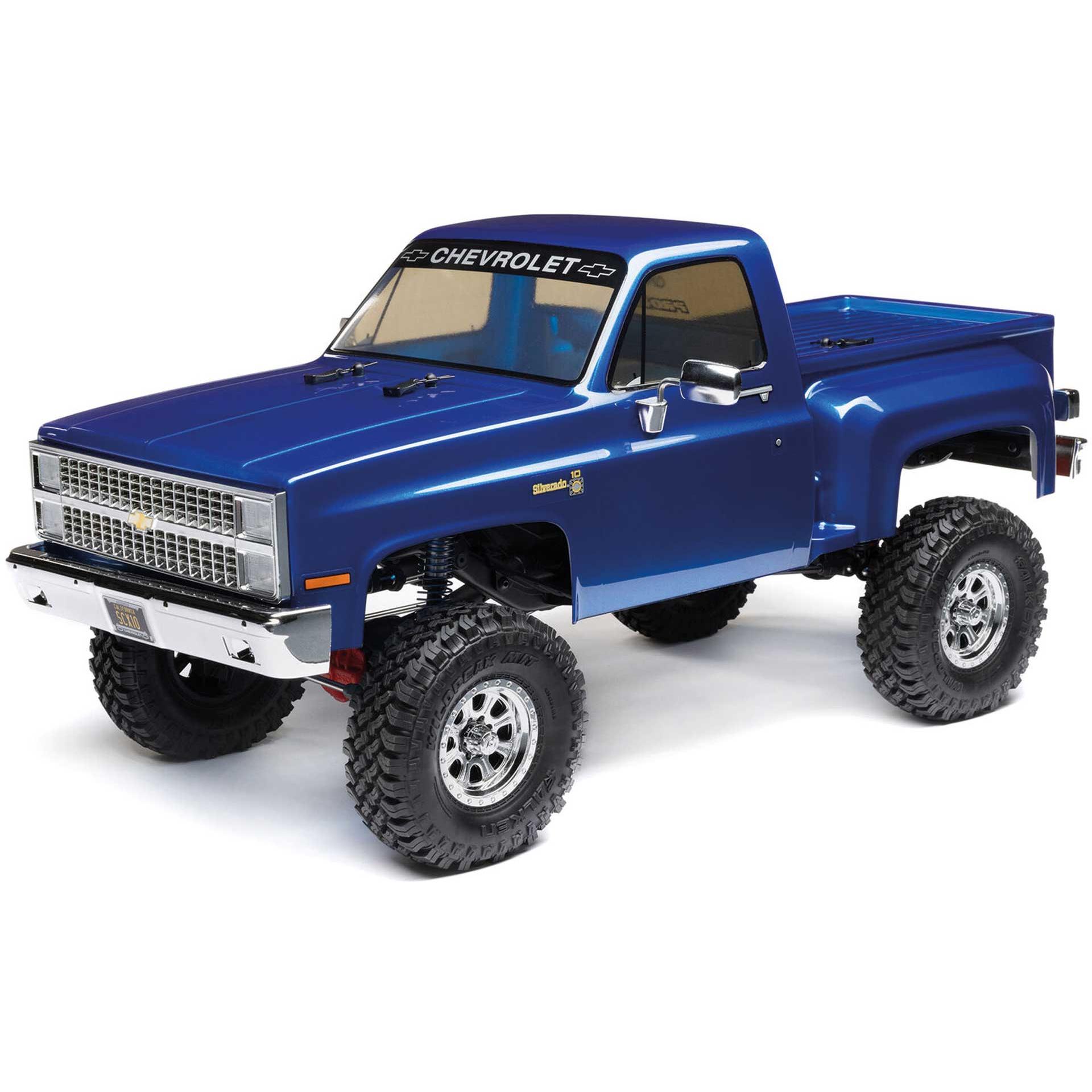 Axial SCX10 III Base Camp 1982 Chevy K10 4X4 RTR, 1/10 Blue (RTR pronto all'uso)