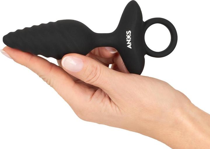 Produktbild Anos Flexible Butt Plug Twisted Design with Vibrations