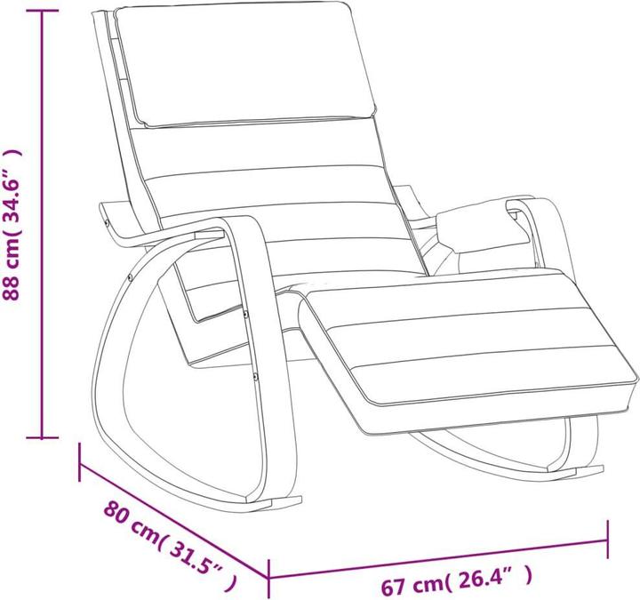 Immagine prodotto vidaXL Schaukelstuhl