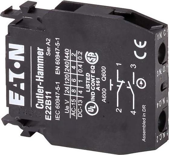 Produktbild Eaton Hilfsschalter, 1 Schliesser + 1 Öffner, 6028293