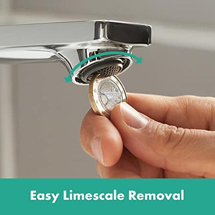 Image du produit hansgrohe Rebris E Einhebel-Waschtischarmatur 110 CoolStart mit Zugstangen-Ablaufgarnitur