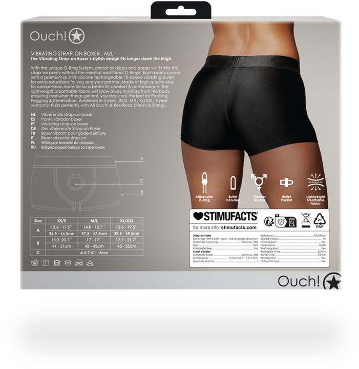 Immagine prodotto Ouch! Vibrating Strap-on Boxer - M/L