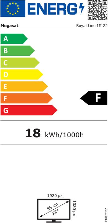 Energie-Label Megasat Royal Line III 22 (22", LED, Full HD)