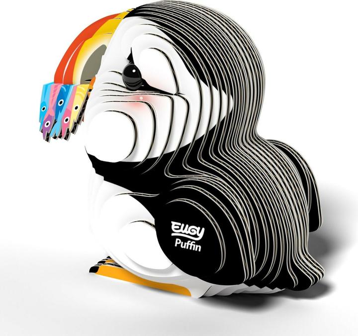 Actual product image Eugy 3D craft kit puffin(MQ6)