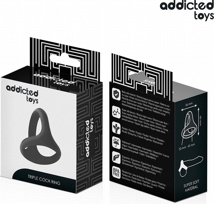 Actual product image Addicted toys - Dicker Dreifach-Penisring (5.80 cm)