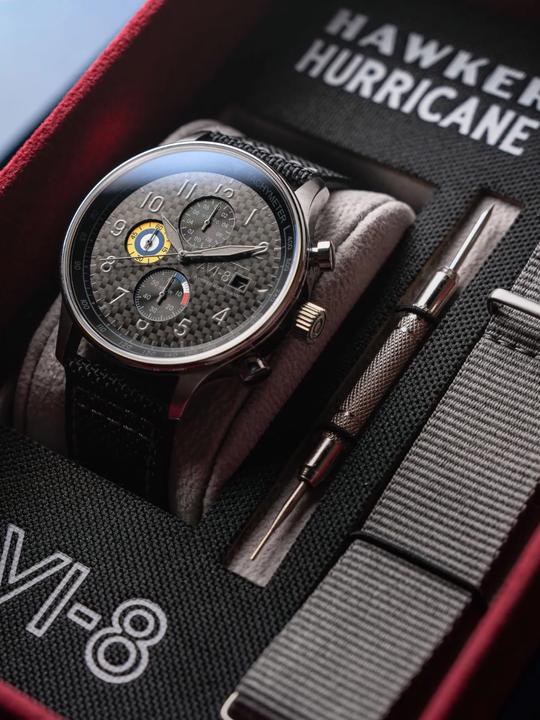 Actual product image AVI-8 AV-4011-0W Hawker Hurricane (Chronograph)
