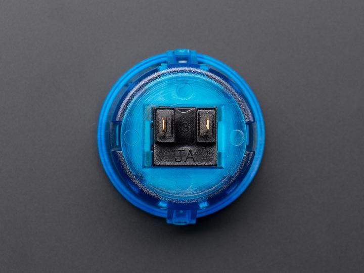 Produktbild OEM Arcade Button 30mm Blau Transparent