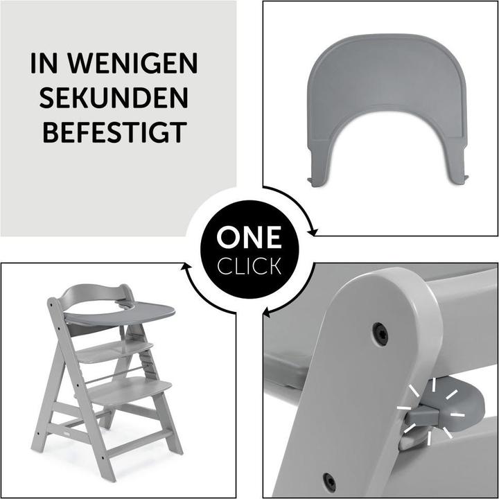 Produktbild Hauck Hochstuhl-Zubehör 5-tlg. Essbrett-Set für Alpha Plus - Click Tray +