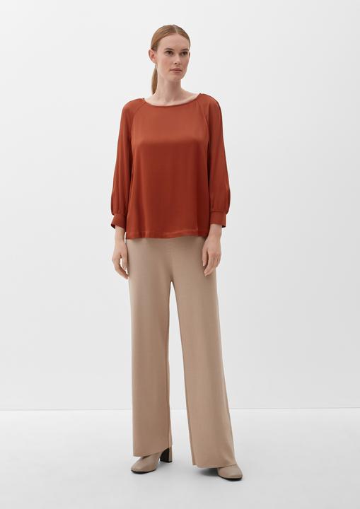 Produktbild s.Oliver Bluse Satinbluse aus Viskose (38)