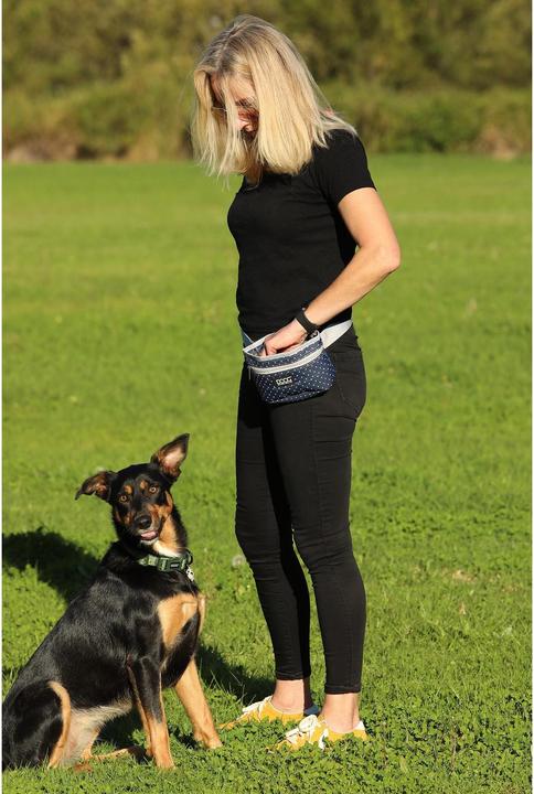 Produktbild Doog Treat Pouch Stella L Navy / Polka Dots (L, Agility)