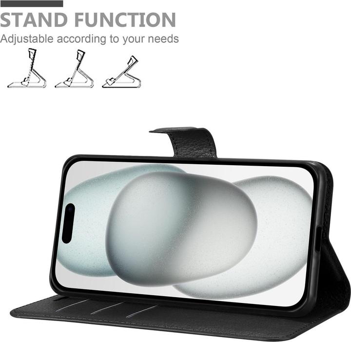 Actual product image Cadorabo Case for Apple iPhone 15 with Stand function (Apple iPhone 15)