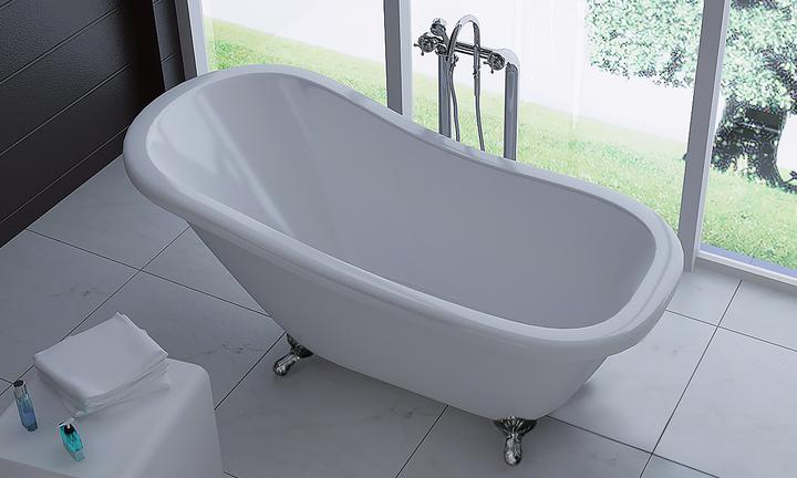 Produktbild Jet-Line Design Badewanne QUEEN 170x80 cm (170 cm, 80 cm)