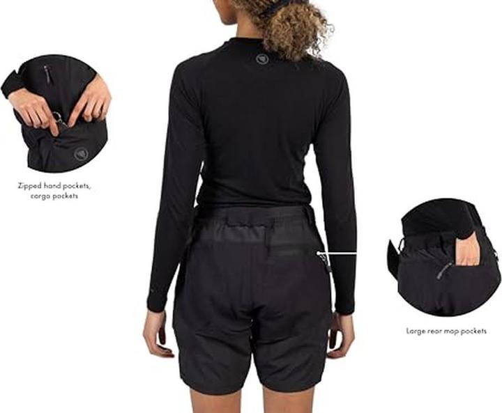 Immagine prodotto Endura Pantaloncini Hummvee da donna con pantaloncini interni (L)