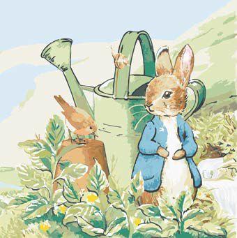 Immagine prodotto Craft Buddy Set di quadri Painting By Numbers 30x30cm Peter Rabbit e Robin