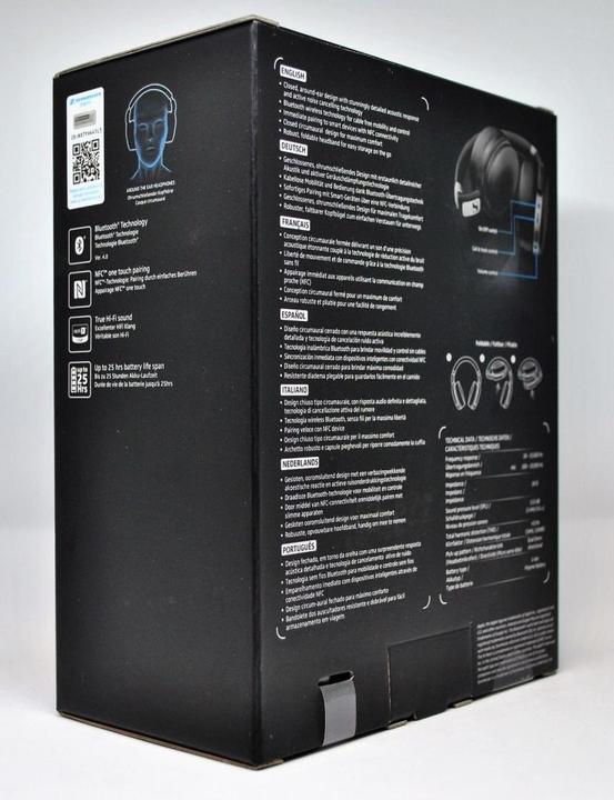 Produktbild Sennheiser HD 4.50 Btnc (ANC, 19 h, Kabelgebunden, Kabellos)