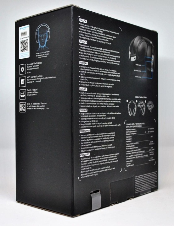 Immagine prodotto Sennheiser HD 4,50 Btnc (ANC, 19 h, Cablato, Senza fili)