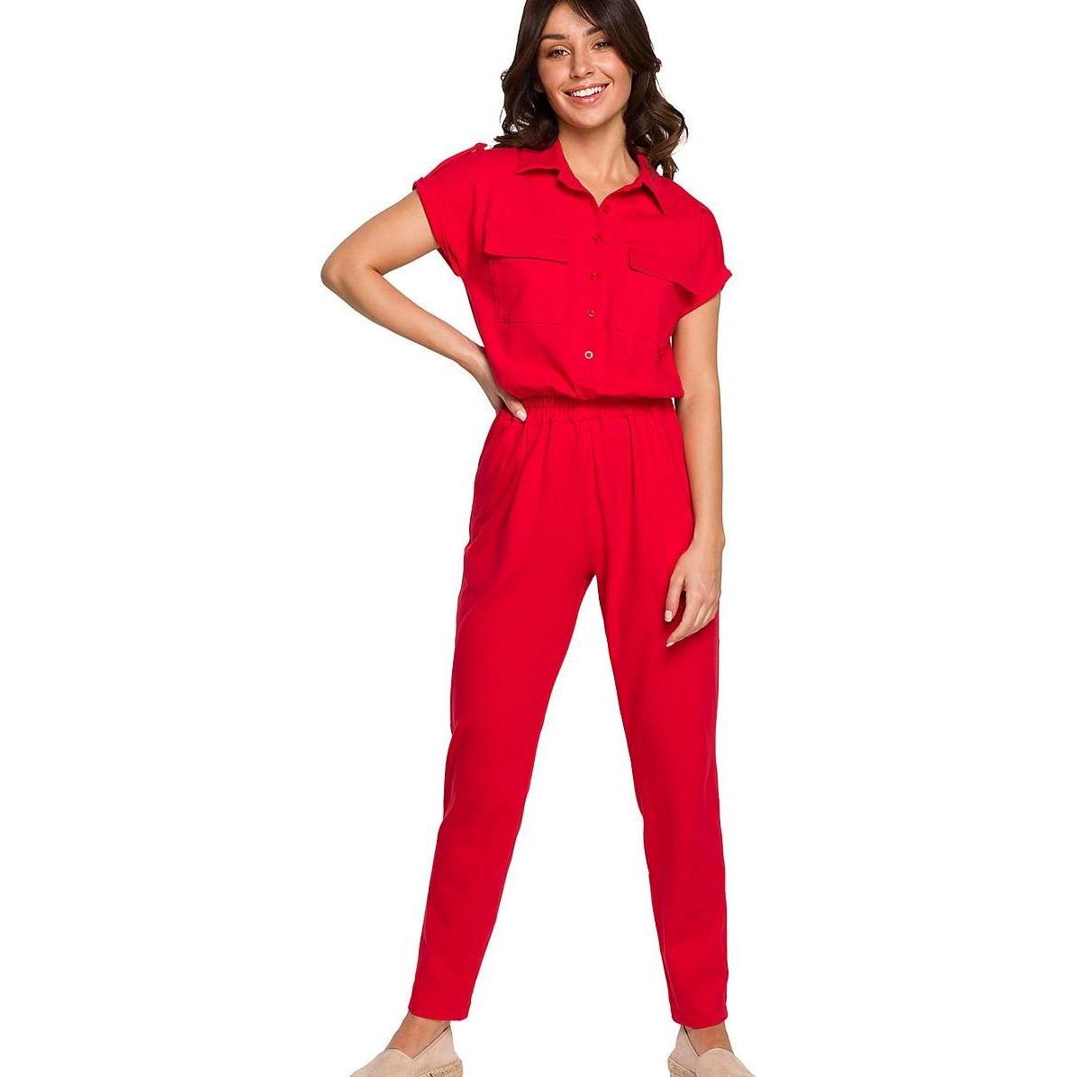 Be Wear, Jumpsuit, Overall, Rot, (S)
