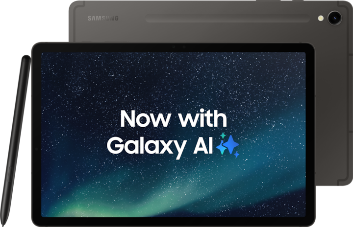 Actual product image Samsung Galaxy Tab S9 5G (5G, 11", 128 GB, Graphite grey)