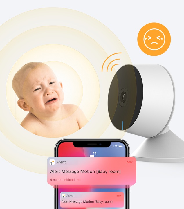 Produktbild Laxihub M1 Mini (Babyphone mit Kamera, 250 m)