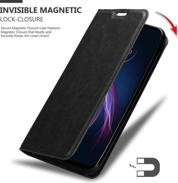 Produktbild Cadorabo Book Invisible Magnet Cover (Motorola One Fusion+)