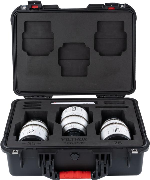 Actual product image Viltrox Anamorphic Lens SET 35/50/75mm T2.0 1.33X PL-Mount (L-Mount, full size)