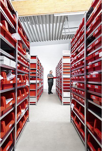 Actual product image eurokraft pro Boltless shelving, single row
