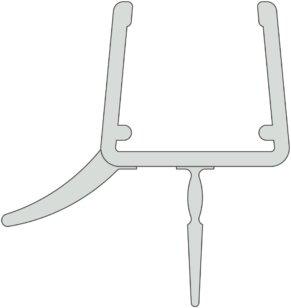 Actual product image Pauli+Sohn Shower door seals